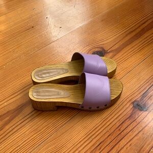 Seychelles wooden sandals